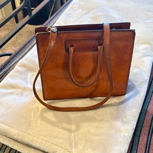 Elegant Brown Pratesi Leather Handbag